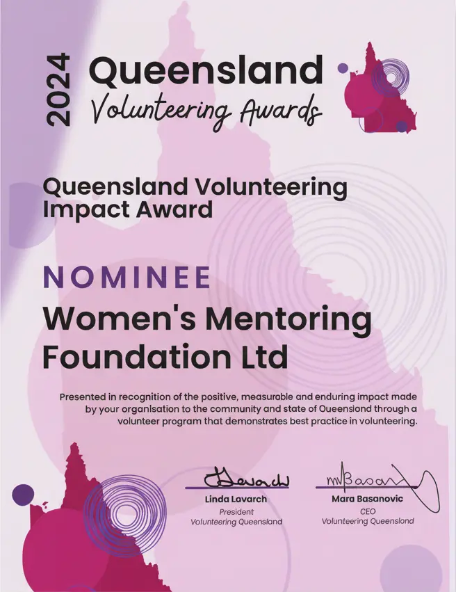 Queensland Volunteering Impact Award - Nominated 2024