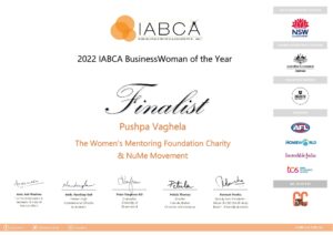 2022 IABCA Business Woman of the Year Award - Pushpa Vaghela